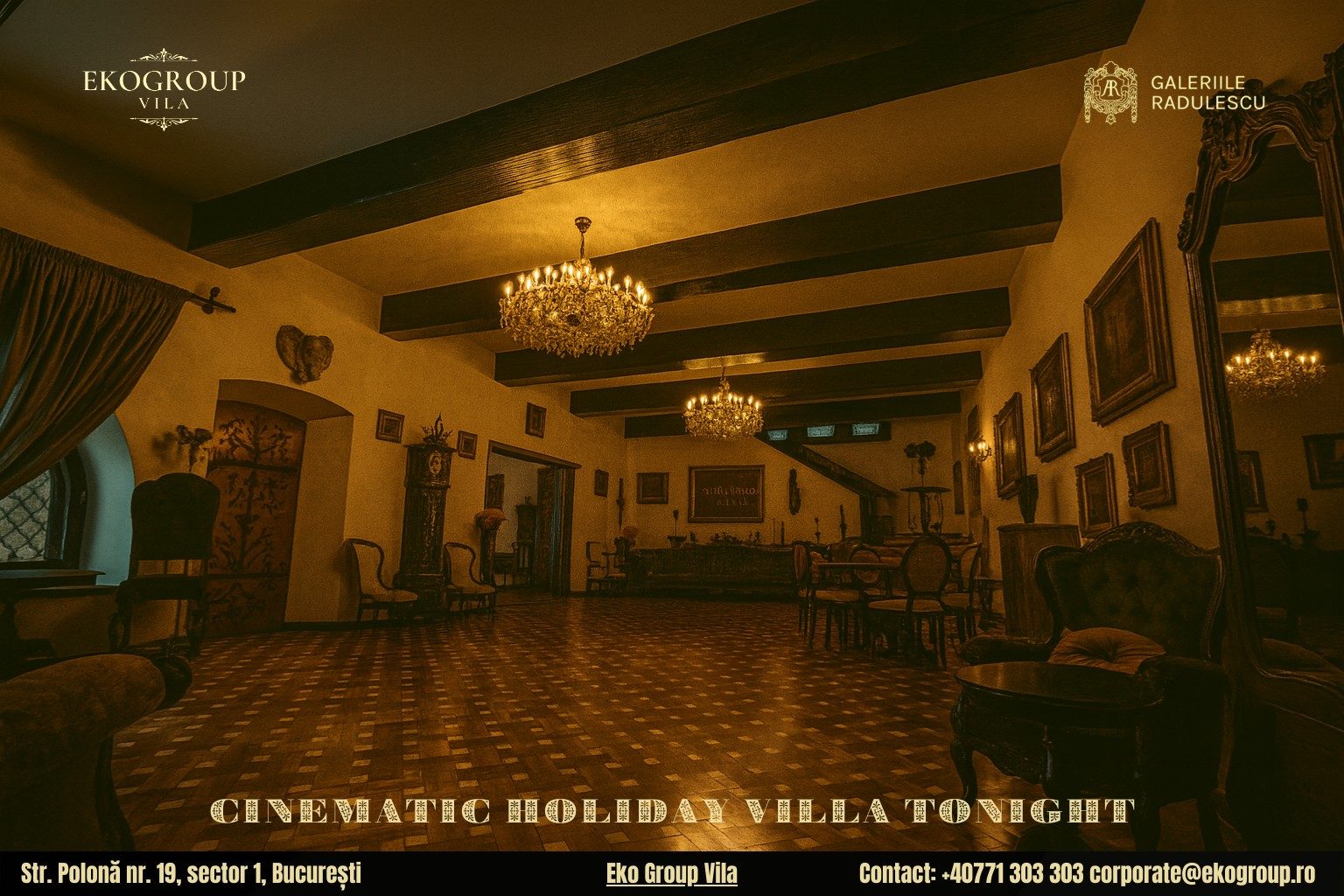 Crăciunul anilor ’30 la Eko Group Vila: o experiență de poveste ca un film de Crăciun interbelic